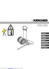 Kärcher 750 mx Betriebsanleitung