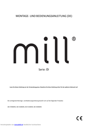 Mill AB-H700MINI Montageanleitung Und Bedienungsanleitung