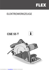 Flex CSE 55 T Originalbetriebsanleitung