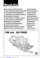 Makita 5017RKB Betriebsanleitung