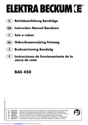 Metabo BAS 450 Betriebsanleitung