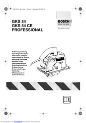 Bosch GKS 54 Bedienungsanleitung