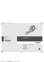Bosch PFZ 700 PE Originalbetriebsanleitung