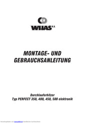 Wijas Perfect 350 elektronik Montage- Und Gebrauchsanleitung