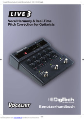 DigiTech Vocalist 4 Benutzerhandbuch