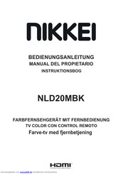 Nikkei NLD20MBK Bedienungsanleitung