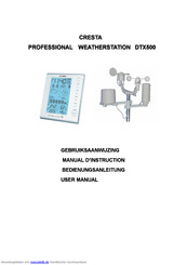 Cresta DTX500 Bedienungsanleitung