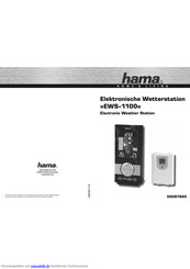 Hama EWS-1100 Bedienungsanleitung