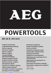 AEG Powertools BH 24 E Originalbetriebsanleitung