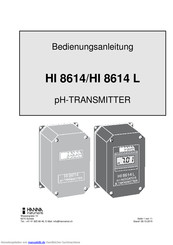 Hanna Instruments HI 8614 L Bedienungsanleitung