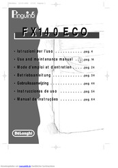 DeLonghi Pinguino fx140 eco Betriebsanleitung