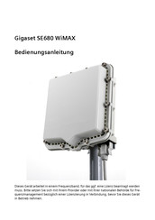 Gigaset SE680 WiMAX Bedienungsanleitung