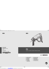 Bosch 2500 SRE Betriebsanleitung