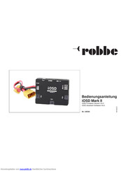 ROBBE iOSD Mark II Bedienungsanleitung