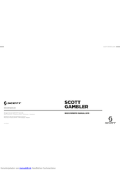 Scott Gambler 700 Serie Benutzerhandbuch