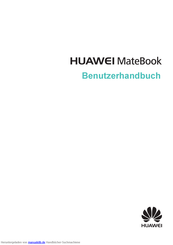 Huawei MateBook Benutzerhandbuch