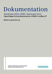 Siemens OpenScape Office LX Bedienungsanleitung