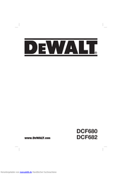 DeWalt DCF680 Originalanweisungen