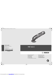 Bosch PMF 10,8 LI Originalbetriebsanleitung