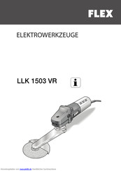 Flex LLK 1503 VR Originalbetriebsanleitung
