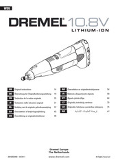 Dremel 10.8V Lithium-ion Original Bedienungsanleitung