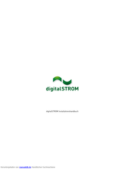 digitalStrom A1121D002V014 Installationshandbuch
