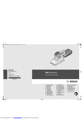 Bosch GSS Professional 230 A Originalbetriebsanleitung