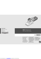 Bosch GSS Professional 230 AE Originalbetriebsanleitung