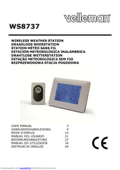 Velleman WS8737 Bedienungsanleitung