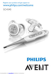 Philips AVENT SCH540 Handbuch