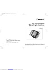 Panasonic ew3036 Bedienungsanleitung