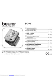 Beurer BC 08 Gebrauchsanleitung