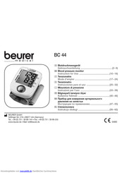 Beurer BC 44 Gebrauchsanleitung