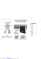 Bionaire BU7000 Betriebsanleitung