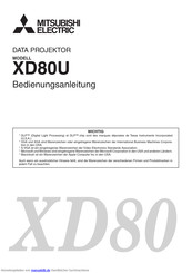 Mitsubishi XD80U Bedienungsanleitung