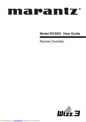 Marantz RC3001 Handbuch