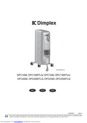 Dimplex OFC1500 Bedienungsanleitung