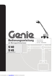 Genie S-40 Bedienungsanleitung