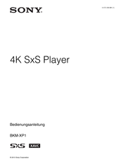 Sony BKM-XP1 Bedienungsanleitung