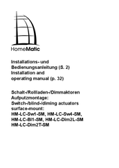 HomeMatic HM-LC-Dim2T-SM Bedienungsanleitung