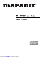 Marantz RX9001 Benutzerhandbuch