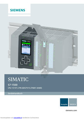 Siemens CPU 1515T-2 PN Handbuch
