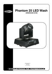 SHOWTEC Phantom 25 LED Wash Anleitung