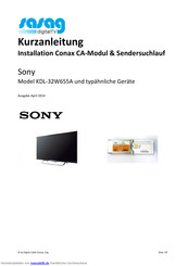 Sony KDL-32W655A Kurzanleitung