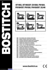 Bostitch BT1855 Technisches Handbuch