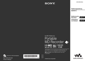 Sony MZ-RH710 Bedienungsanleitung