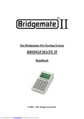 BRIDGEMATE BM II Handbuch