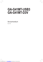 Gigabyte GA-G41MT-D3V Benutzerhandbuch