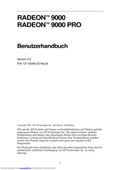 ATI Technologies RADEON 9000 PRO Benutzerhandbuch
