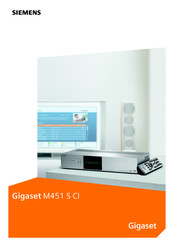 Siemens Gigaset M451 S CI Handbuch